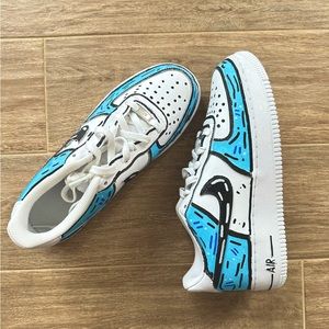Nike Air Force 1 Custom Cartoon Sneakers AF1